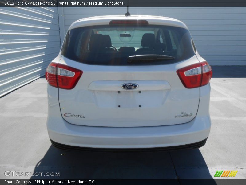 White Platinum / Medium Light Stone 2013 Ford C-Max Hybrid SE