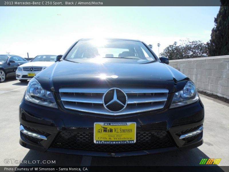 Black / Almond/Mocha 2013 Mercedes-Benz C 250 Sport