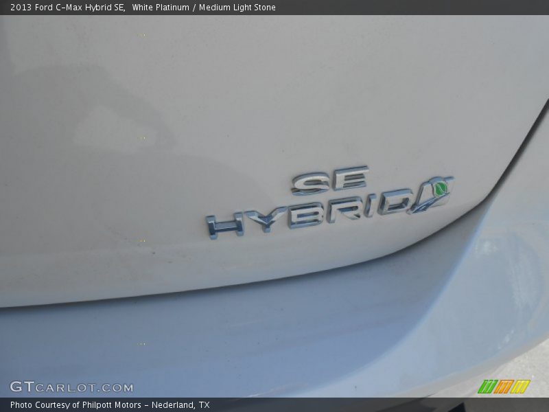 White Platinum / Medium Light Stone 2013 Ford C-Max Hybrid SE
