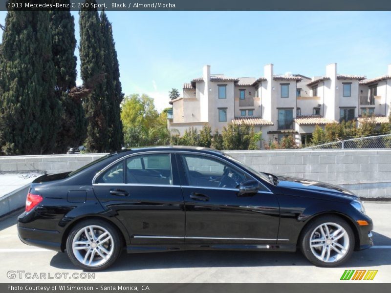 Black / Almond/Mocha 2013 Mercedes-Benz C 250 Sport
