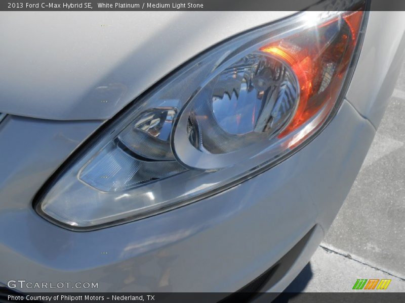 White Platinum / Medium Light Stone 2013 Ford C-Max Hybrid SE