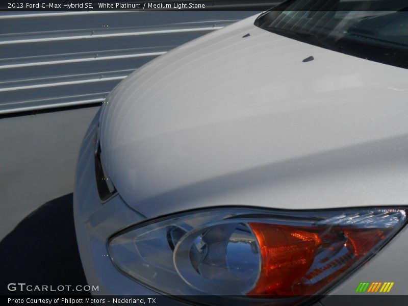 White Platinum / Medium Light Stone 2013 Ford C-Max Hybrid SE
