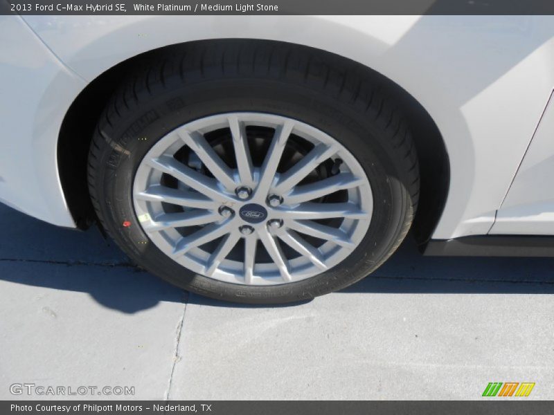 White Platinum / Medium Light Stone 2013 Ford C-Max Hybrid SE