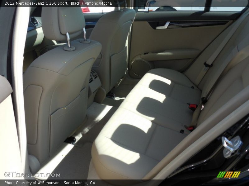 Black / Almond/Mocha 2013 Mercedes-Benz C 250 Sport