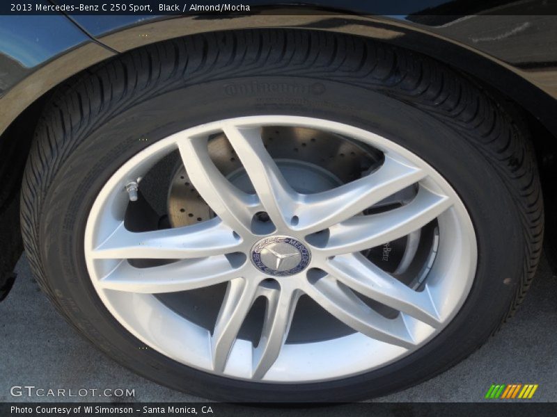 Black / Almond/Mocha 2013 Mercedes-Benz C 250 Sport