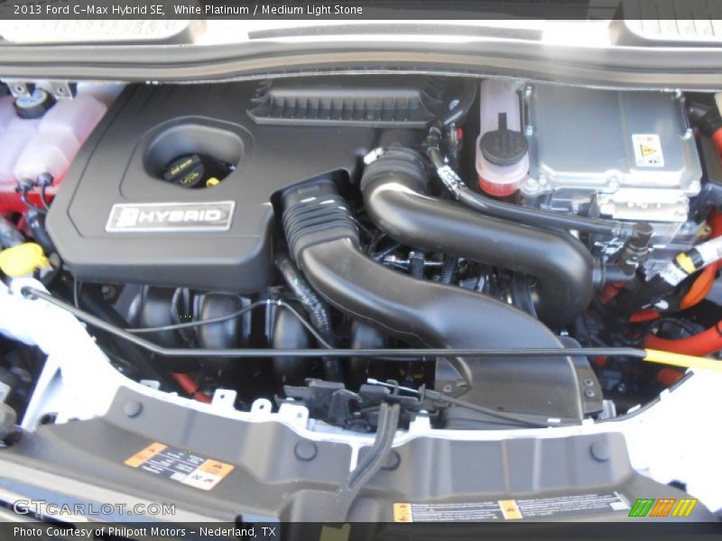 White Platinum / Medium Light Stone 2013 Ford C-Max Hybrid SE
