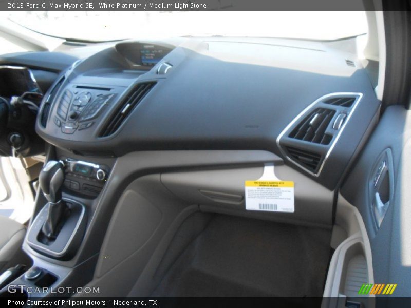 White Platinum / Medium Light Stone 2013 Ford C-Max Hybrid SE