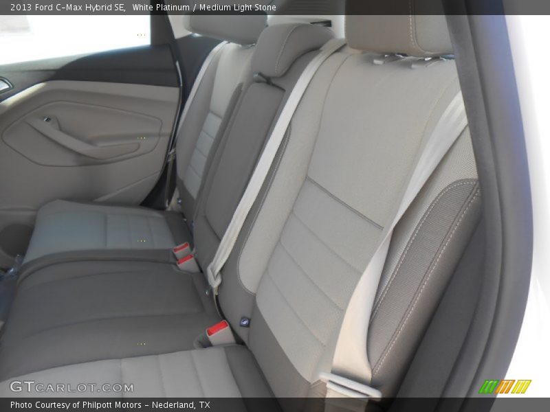 White Platinum / Medium Light Stone 2013 Ford C-Max Hybrid SE