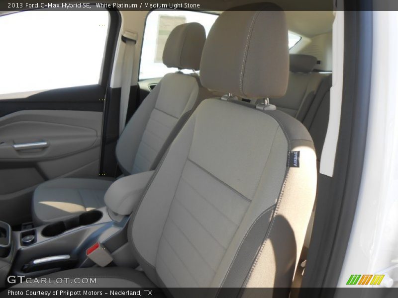White Platinum / Medium Light Stone 2013 Ford C-Max Hybrid SE