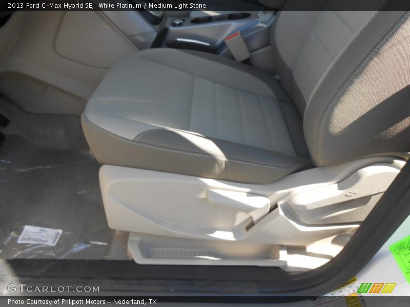 White Platinum / Medium Light Stone 2013 Ford C-Max Hybrid SE