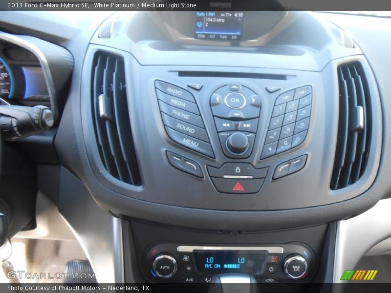 White Platinum / Medium Light Stone 2013 Ford C-Max Hybrid SE