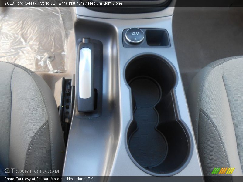 White Platinum / Medium Light Stone 2013 Ford C-Max Hybrid SE