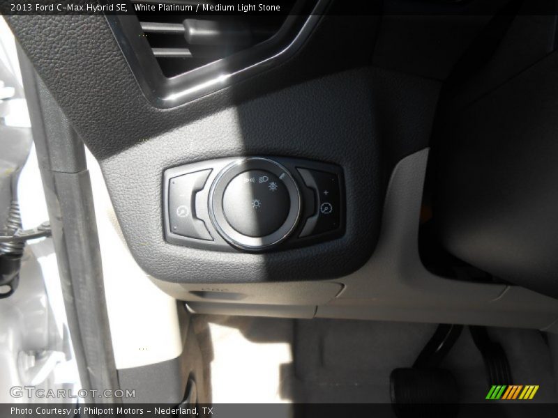 White Platinum / Medium Light Stone 2013 Ford C-Max Hybrid SE