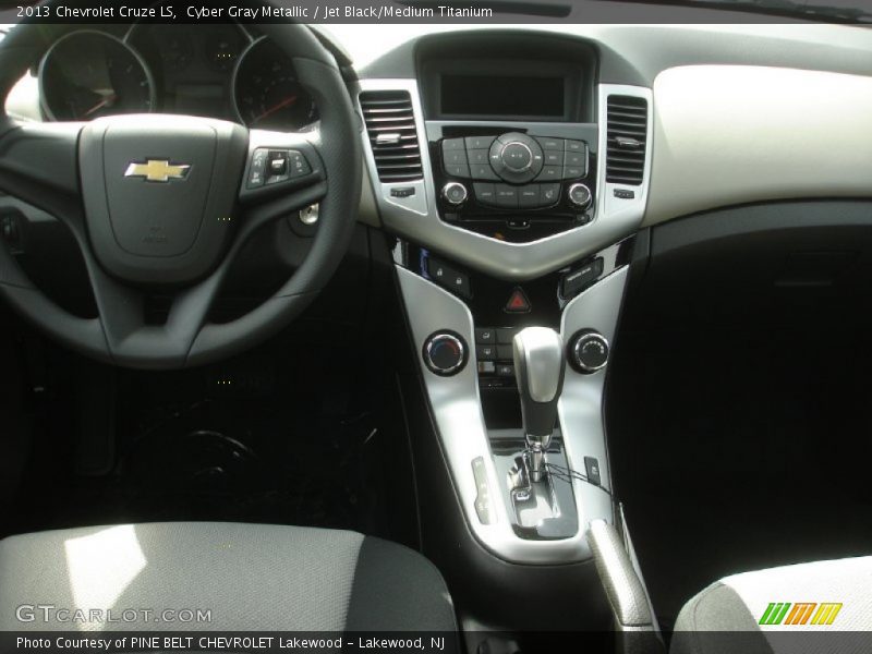 Cyber Gray Metallic / Jet Black/Medium Titanium 2013 Chevrolet Cruze LS