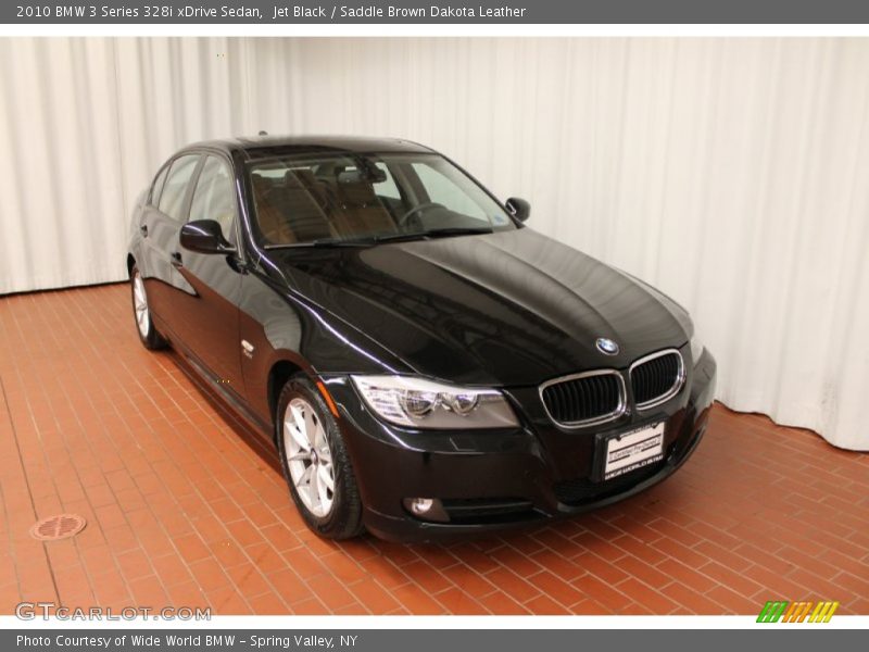 Jet Black / Saddle Brown Dakota Leather 2010 BMW 3 Series 328i xDrive Sedan