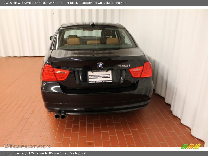 Jet Black / Saddle Brown Dakota Leather 2010 BMW 3 Series 328i xDrive Sedan