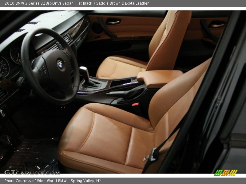 Jet Black / Saddle Brown Dakota Leather 2010 BMW 3 Series 328i xDrive Sedan