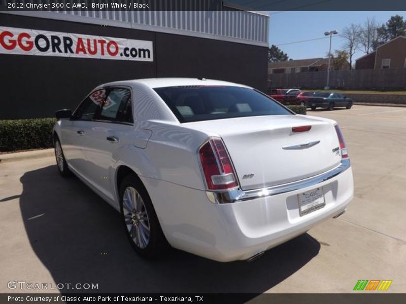 Bright White / Black 2012 Chrysler 300 C AWD
