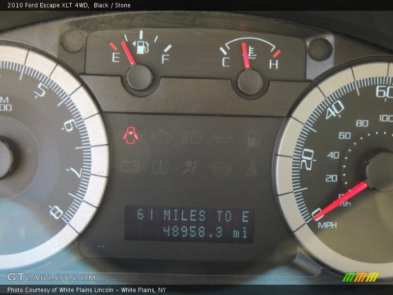 Black / Stone 2010 Ford Escape XLT 4WD