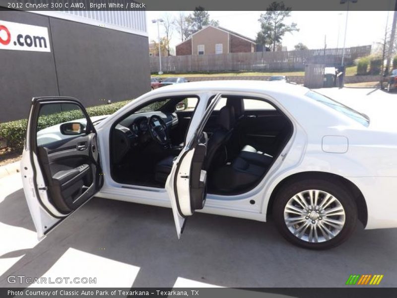 Bright White / Black 2012 Chrysler 300 C AWD