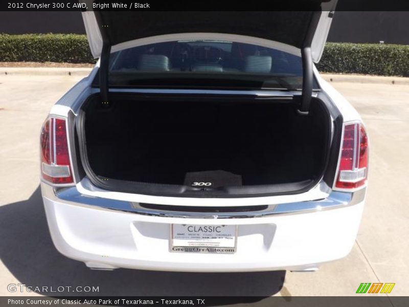 Bright White / Black 2012 Chrysler 300 C AWD