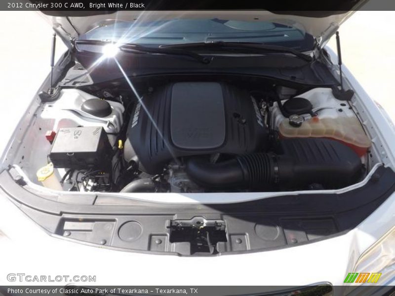 Bright White / Black 2012 Chrysler 300 C AWD