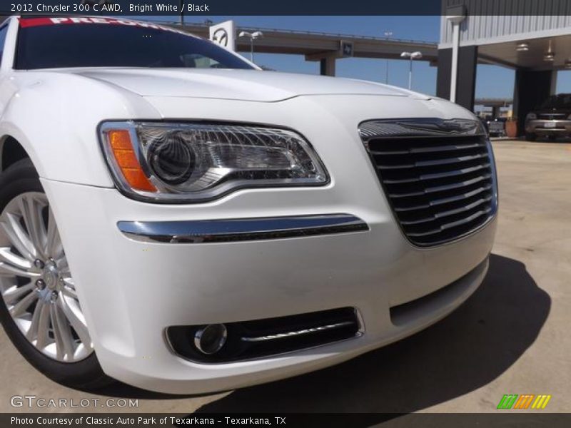 Bright White / Black 2012 Chrysler 300 C AWD