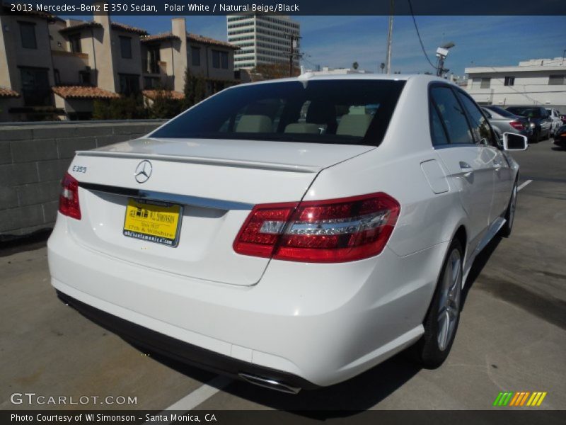 Polar White / Natural Beige/Black 2013 Mercedes-Benz E 350 Sedan