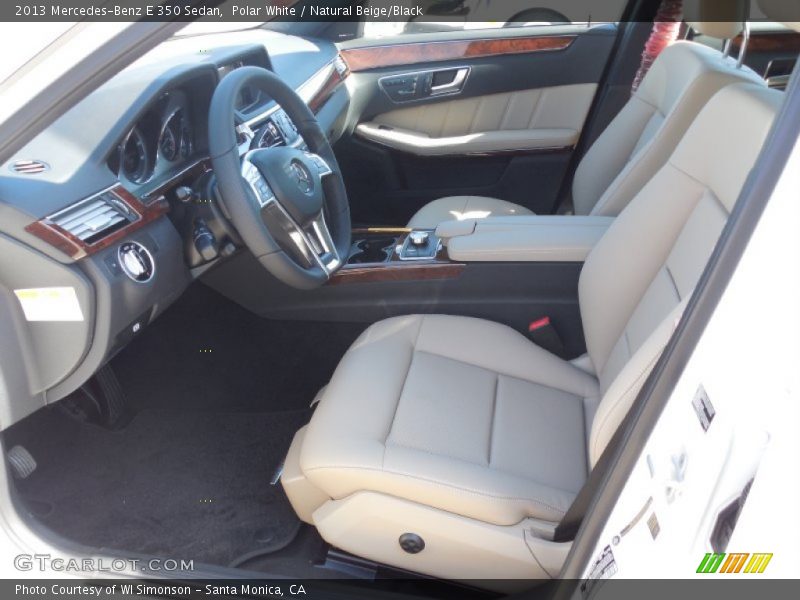 Polar White / Natural Beige/Black 2013 Mercedes-Benz E 350 Sedan