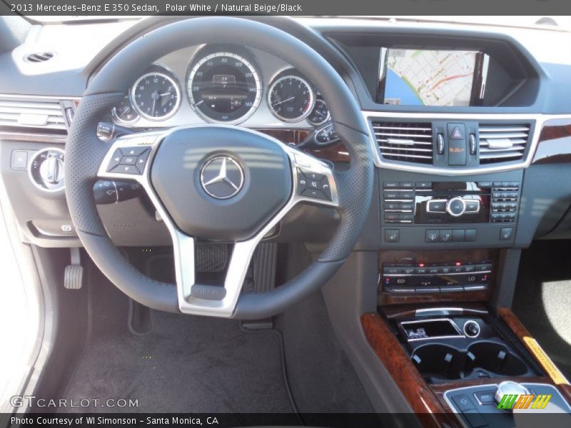 Polar White / Natural Beige/Black 2013 Mercedes-Benz E 350 Sedan