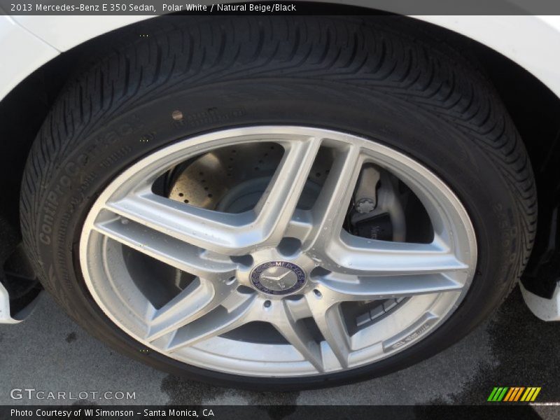 Polar White / Natural Beige/Black 2013 Mercedes-Benz E 350 Sedan