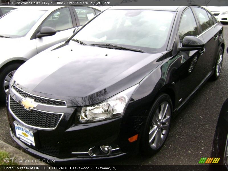 Black Granite Metallic / Jet Black 2013 Chevrolet Cruze LTZ/RS