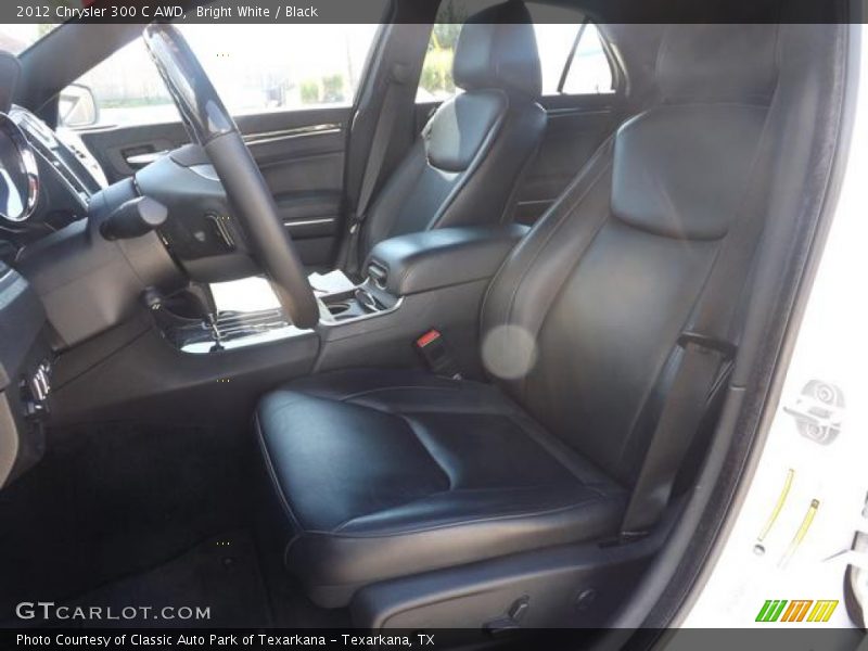 Bright White / Black 2012 Chrysler 300 C AWD