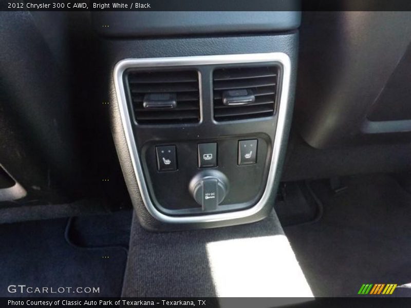 Bright White / Black 2012 Chrysler 300 C AWD