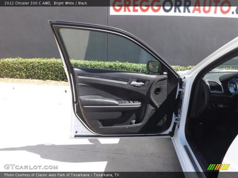 Bright White / Black 2012 Chrysler 300 C AWD