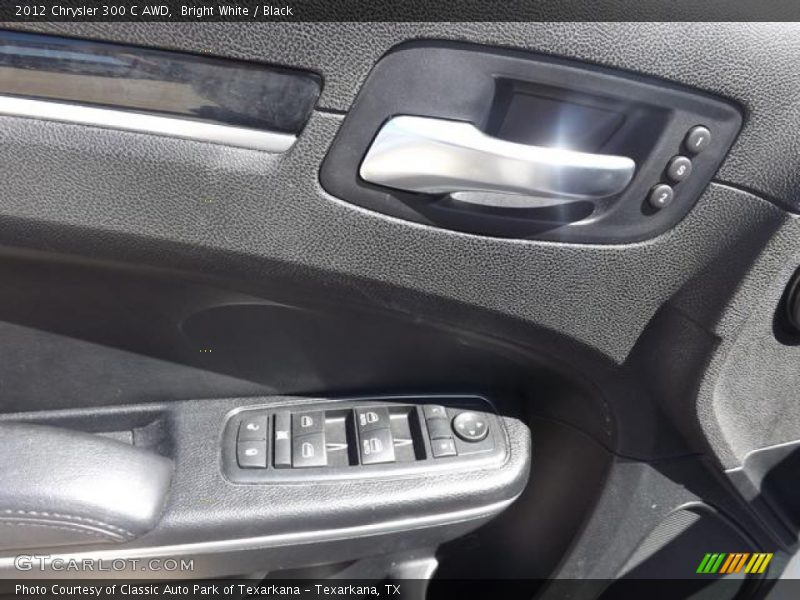 Bright White / Black 2012 Chrysler 300 C AWD