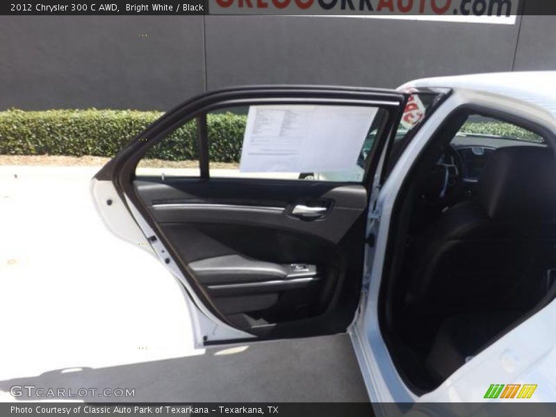 Bright White / Black 2012 Chrysler 300 C AWD