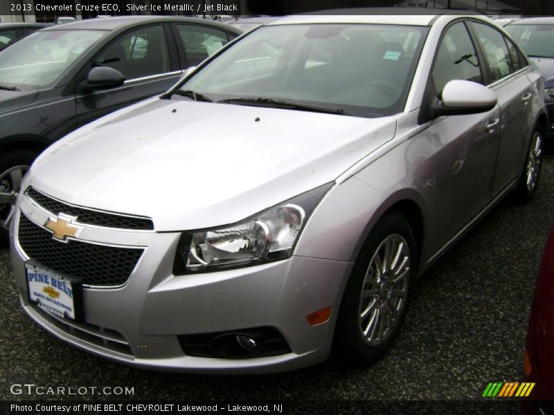 Silver Ice Metallic / Jet Black 2013 Chevrolet Cruze ECO