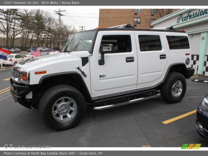 Birch White / Ebony Black 2007 Hummer H2 SUV