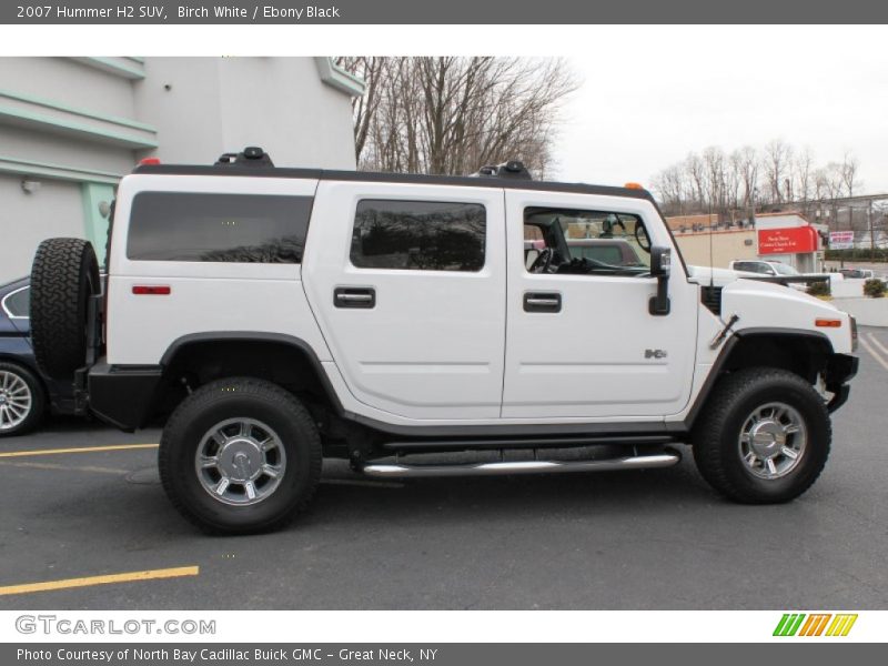 Birch White / Ebony Black 2007 Hummer H2 SUV