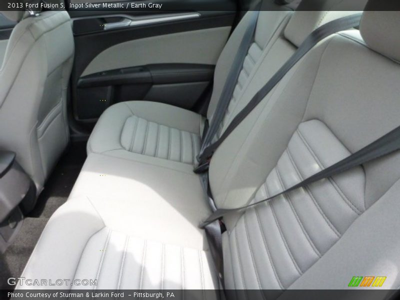 Rear Seat of 2013 Fusion S