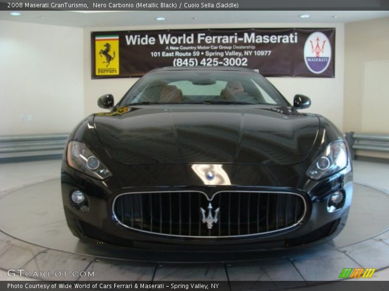 Nero Carbonio (Metallic Black) / Cuoio Sella (Saddle) 2008 Maserati GranTurismo