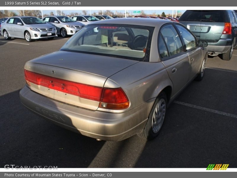 Gold / Tan 1999 Saturn S Series SL2 Sedan