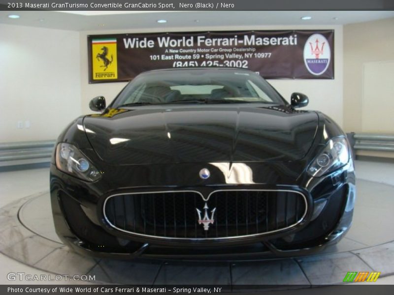 Nero (Black) / Nero 2013 Maserati GranTurismo Convertible GranCabrio Sport