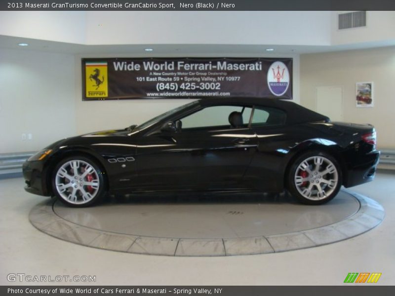 Nero (Black) / Nero 2013 Maserati GranTurismo Convertible GranCabrio Sport
