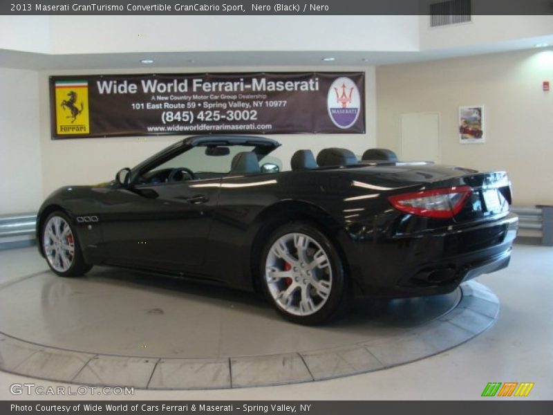 Nero (Black) / Nero 2013 Maserati GranTurismo Convertible GranCabrio Sport