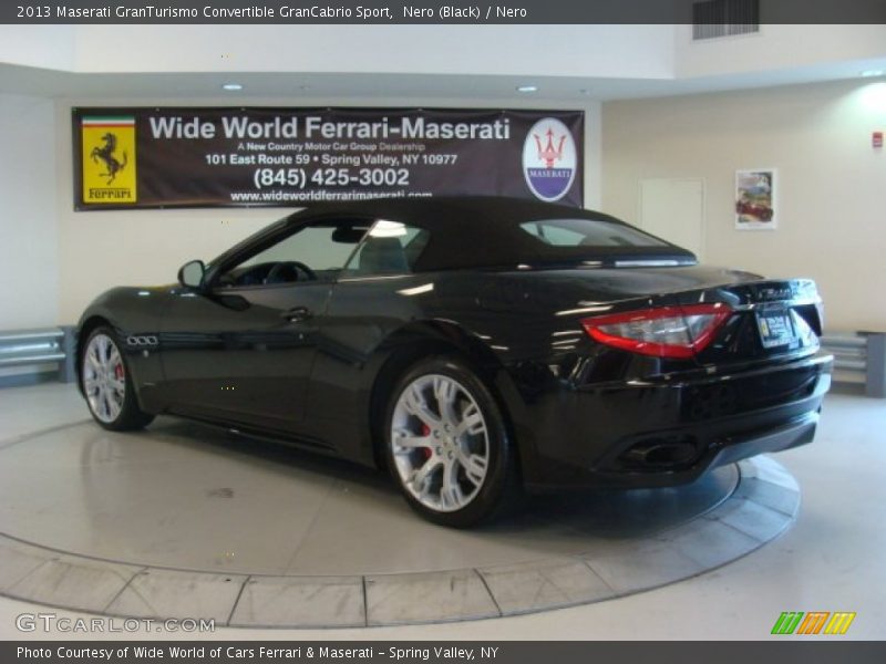 Nero (Black) / Nero 2013 Maserati GranTurismo Convertible GranCabrio Sport