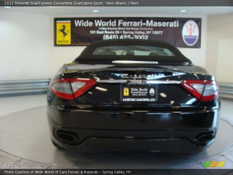 Nero (Black) / Nero 2013 Maserati GranTurismo Convertible GranCabrio Sport