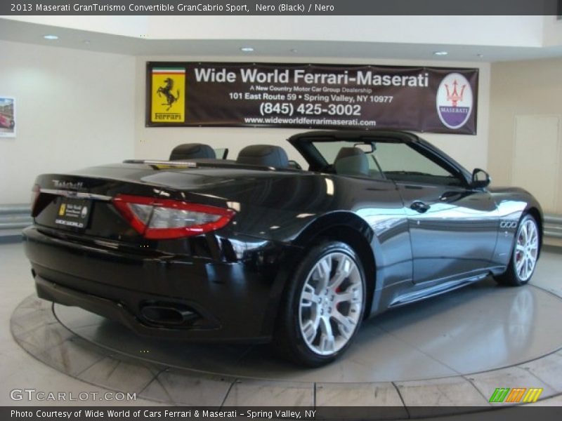 Nero (Black) / Nero 2013 Maserati GranTurismo Convertible GranCabrio Sport