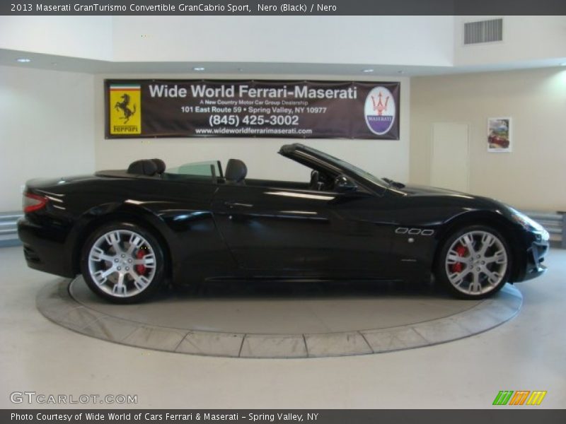 Nero (Black) / Nero 2013 Maserati GranTurismo Convertible GranCabrio Sport